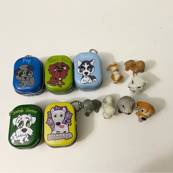 Puppy Palz Mini Dog Figure Tin Toys - Picture 2 of 13